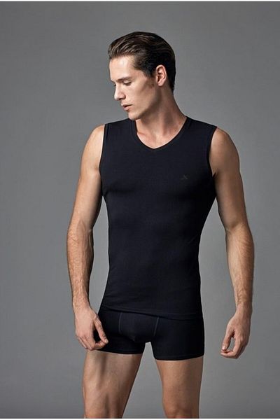 Eros Micromodal V Neck 2 τμχ Αμάνικο μπλουζάκι Thclvr.3e0.5r.s