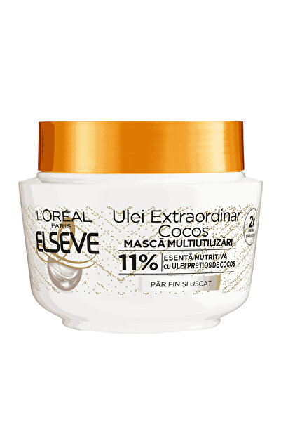 L'oreal Elseve Mask Extraordinary Coconut Oil, 300ML