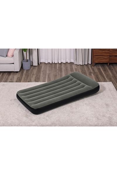 BESTWAY Double Air Mattress Velvet 1.88m x 99cm x 30cm, 26-67680