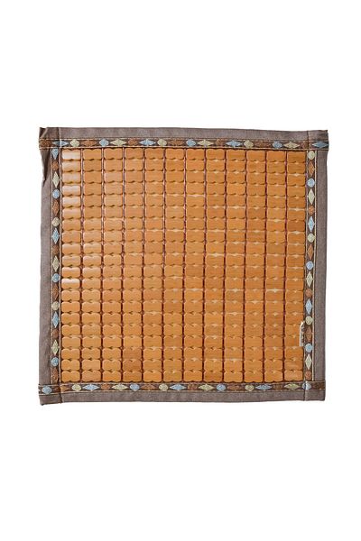 Naimeed Company Chair cushion, bamboo wood pattern, Naimeed D4914, Brown