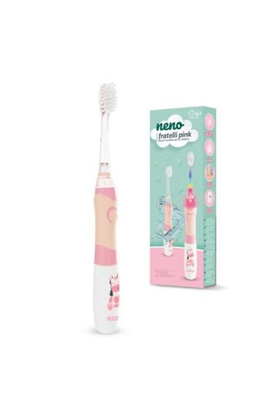 Neno Fratelli Pink Electric Toothbrush For Children Over 6 Years Old