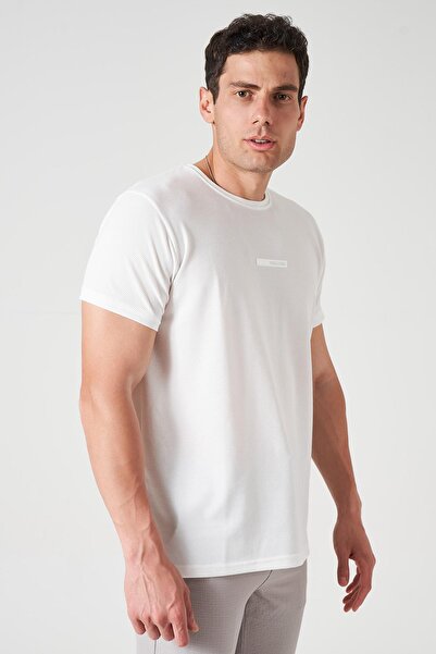 TENA Ανδρικό μπλουζάκι με στάμπα με λευκή λαιμόκοψη WESTMiSTER Injection