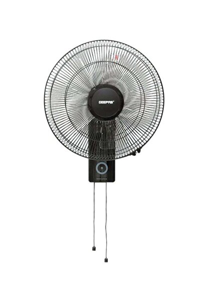 Geepas مروحة حائط مقاس 16 بوصة - 3 إعدادات للسرعة مع سلكين للسحب/5 شفرات ورقية/ مثالية للمنزل والعمل
