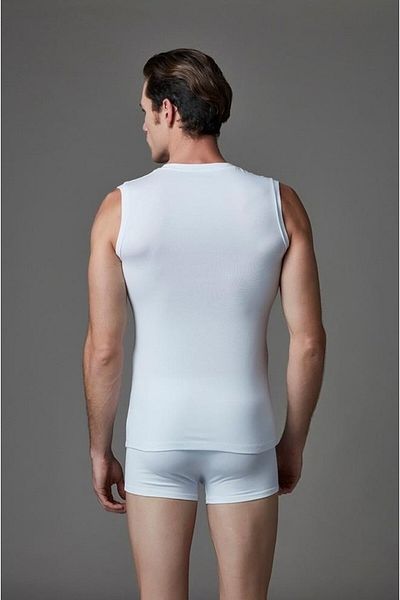 Eros Micromodal V-Neck 2 ΤΕΜ Αμάνικο μπλουζάκι THCLVR.3E0.5R.S