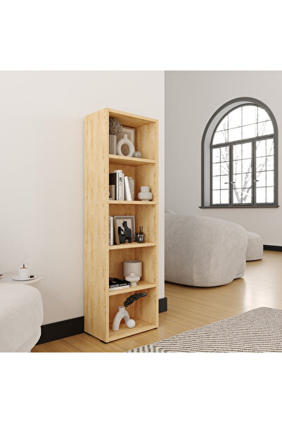 Furni24 5 Bölmeli Kitaplık