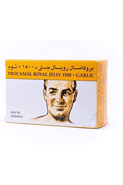 Procamal غذاء ملكات النحل - 1500 كبسولة ثوم، 30 قطعة