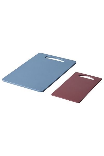 IKEA Cutting Board, 2-Piece Set, Dark Blue/Red