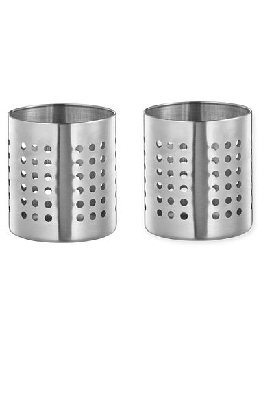 IKEA Utensil Holder, Stainless Steel, 13.5 cm, 2 pieces