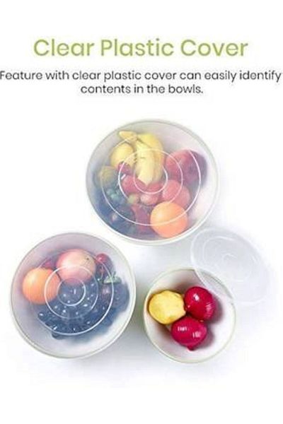 Generica Food storage container set, several sizes, with 4-size lids