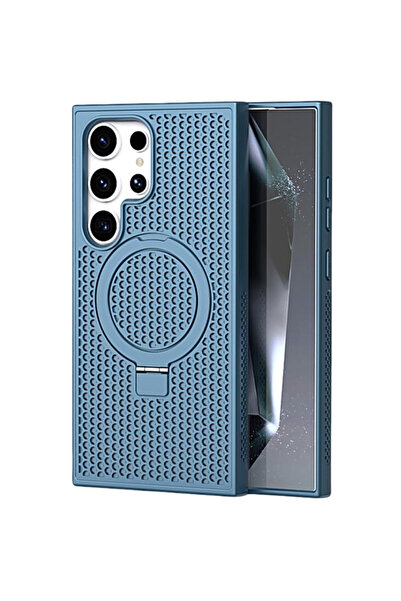 REDz Accessories Carcasă Thermo Ring MagSafe, perforații, compatibilă cu Sams...