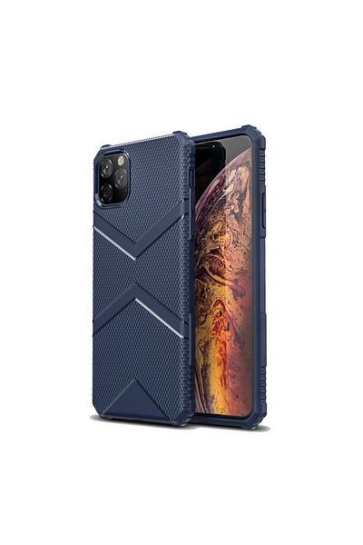 REDz Accessories Carcasă Diamond Shield, compatibilă cu iPhone 11 Pro Max, albastră, protectoare, material TPU rezistent