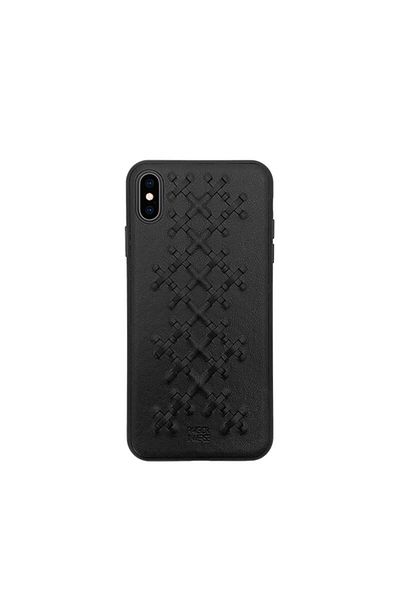 REDz Accessories Carcasă Raigor Inverse, seria Weave, compatibilă cu iPhone XS Max, neagră, tpu și policarbonat