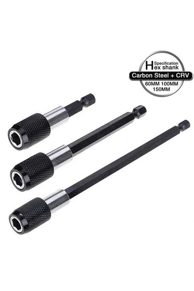 ekapkozmetik 6 10 15 Cm 3 Pieces Bits Extension Adapter