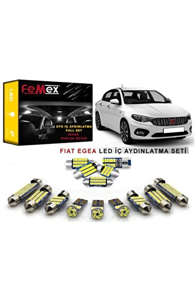 FEMEX Fiat Egea Led Iç Aydınlatma Ampul Seti Parlak Beyaz