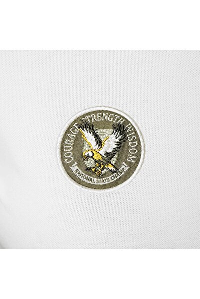 Giordano Women's Bold Embroidery Cotton Pique Polo - Slim Fit, Short Sleeve