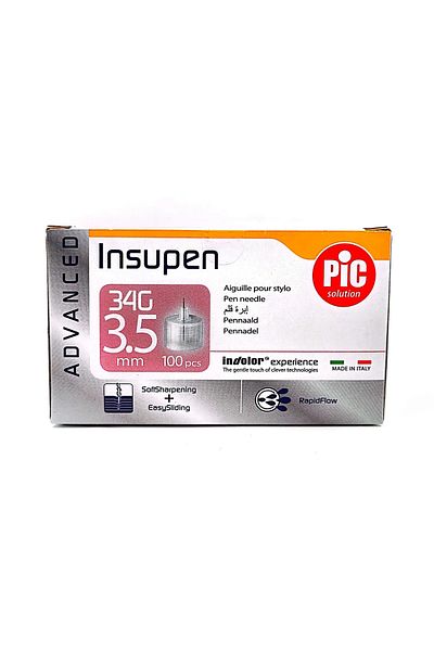 PIC SOLUTION PIC Insupen Advanced Pen Needles 3.5mm x 34G