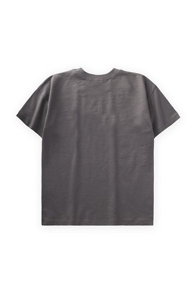 Cigit Αυτοκόλλητο Λεπτομερές T-Shirt 8-12 Years Grey
