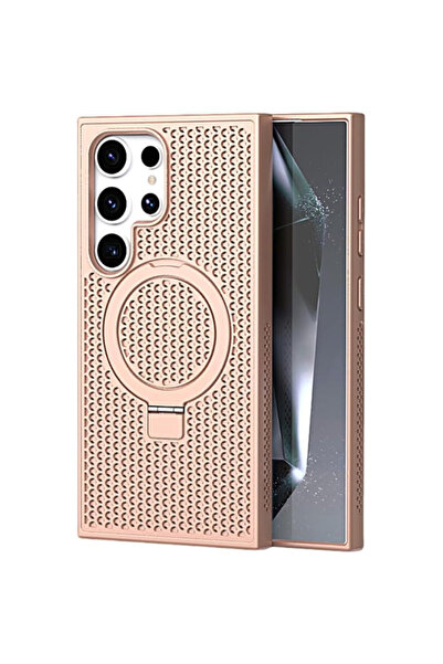 REDz Accessories Carcasă Thermo Ring MagSafe, perforații, compatibilă cu Sams...