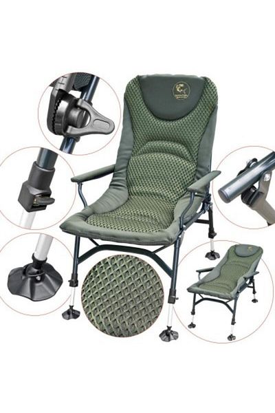 Baracuda Scaun de pescuit crap Baracuda HYC 022-UC, kaki