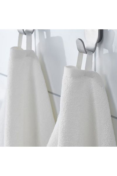 IKEA Hand towel, white, 40x60 cm, 2 pieces