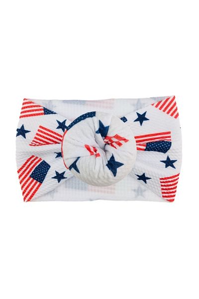 Superbaby Bentita lata tip turban cu imprimeu - Model 4