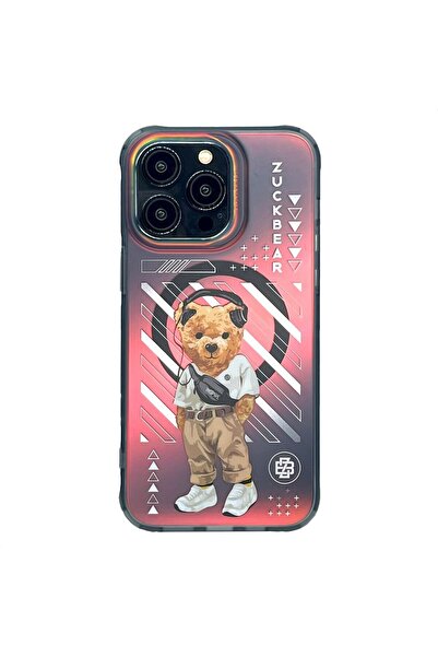REDz Accessories Carcasă Zuck Bear pentru iPhone 15 Pro, New York Never Sleep...