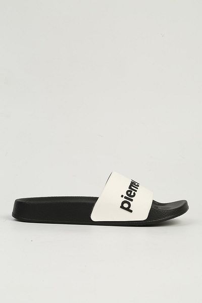 Pierre Cardin Black White Women's Slippers Pc-7436