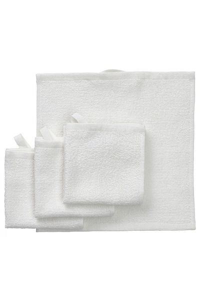 IKEA Small towel, white, 4 pieces, 25x25 cm