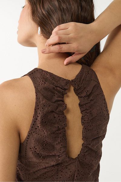 Stradivarius Embroidered top with opening