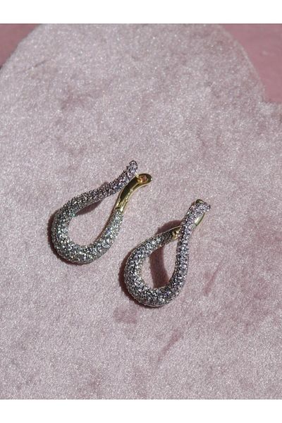 Reorah Collection Zircon Stone Water Drop Earrings