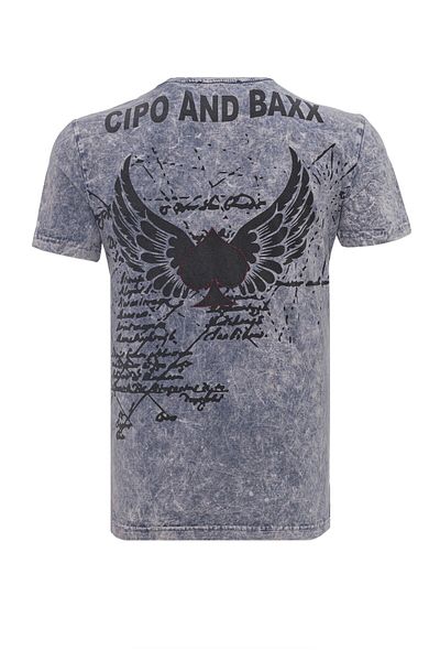 Cipo & Baxx CT800 – Ανδρικό μπλουζάκι Bold Graphic Power Fit