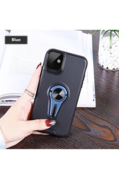 REDz Accessories Carcasă inel în formă de Y, compatibilă cu iPhone 11, neagră...