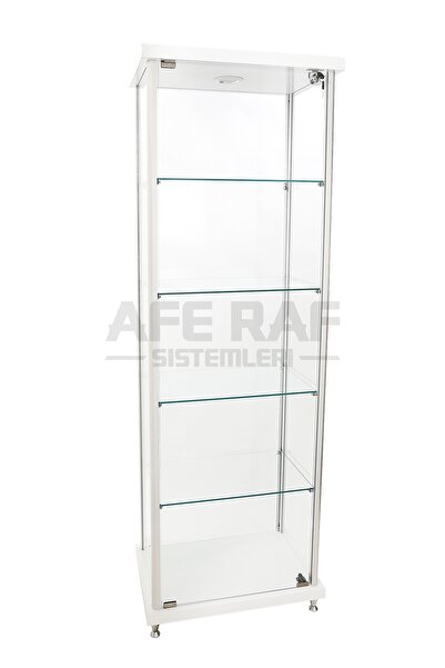 AFE DEKOR 40x60x175,camlı Dolap, Camlı Vitrin, Teşhir Koleksiyon Dolabı, Cam ...