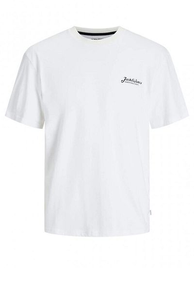 Jack & Jones 12275012 Jjbeau Tee Ss T-shirt με στρογγυλή λαιμόκοψη και σχέδιο στο μπροστινό μέρος