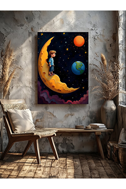visdora Moon and Planets Kids Room Home Office Kitchen Living Room Wall Decor...