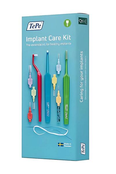 TePe Orthodontic kit for oral care and healthy dental implants
