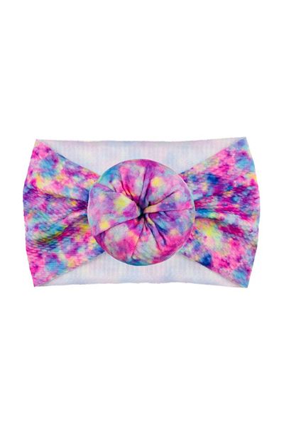 Superbaby Wide turban headband with print - Model 14