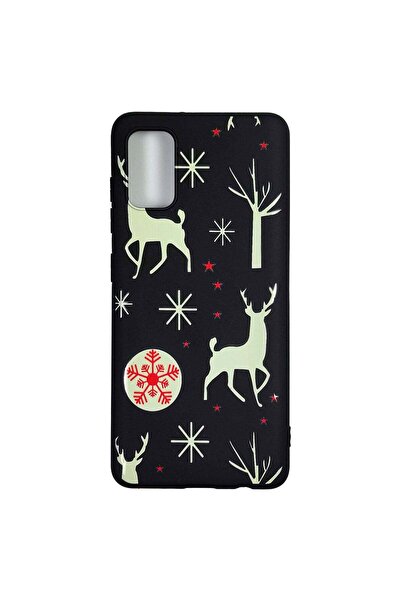 REDz Accessories Carcasă de Crăciun compatibilă cu Samsung A41 Model Reni de ...