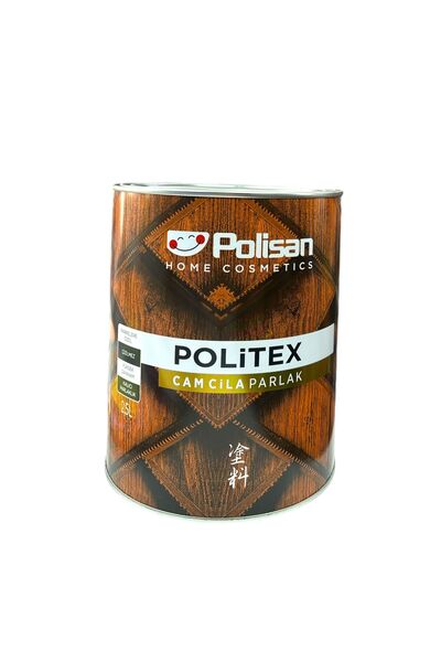 Polisan Politex Cam Cila Parlak Şeffaf Vernik 2,5 Lt