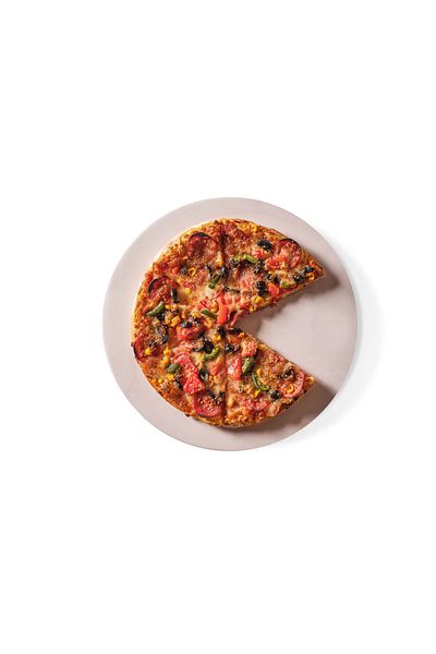 COOK-LAB Pizza Stone Suitable for White Ceramic Ovens 32 cm