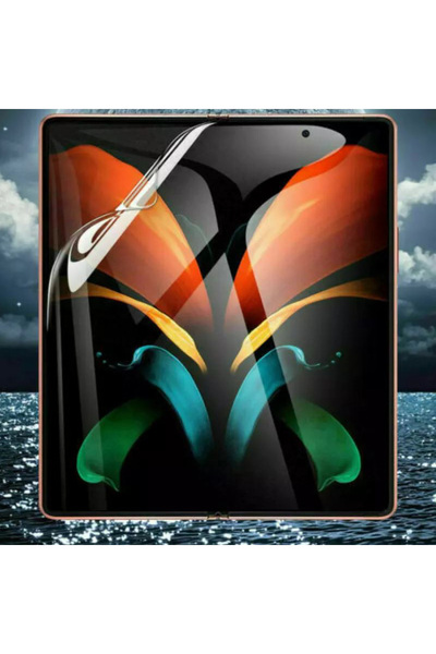 REDz Accessories Set de folii hidrogel 3 în 1, compatibile cu Samsung Galaxy Z Fold 5, față interior spate, transparente
