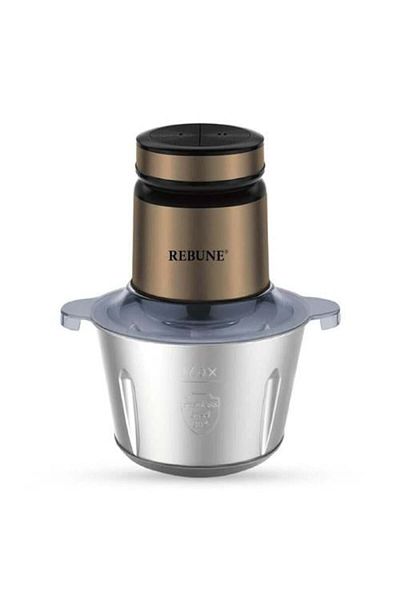 rebune Electric Vegetable Chopper Steel 3L 500W