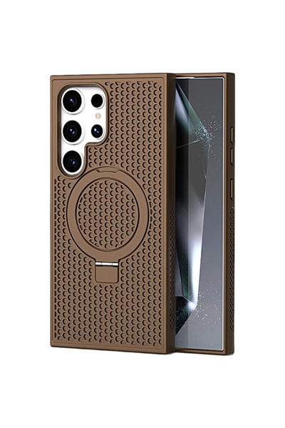 REDz Accessories Carcasă Thermo Ring MagSafe, perforații, compatibilă cu Sams...