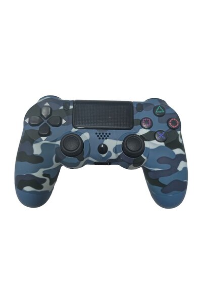 NEXTLY Ασύρματο χειριστήριο Doubleshock, συμβατό με PS4, Pstv και PS Now, με δόνηση, μπλε στρατού