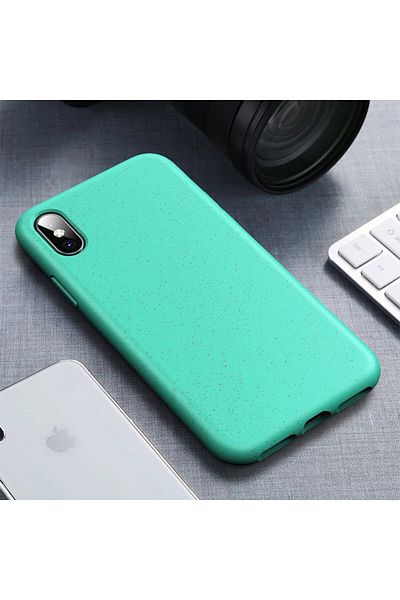 REDz Accessories Carcasă compatibilă cu iPhone XS / Compatibilă cu iPhone X, seria Starry, verde mentă