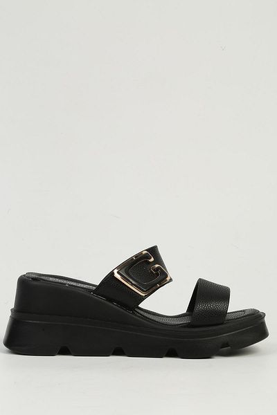 Pierre Cardin Black Women's Slippers Pc-7528