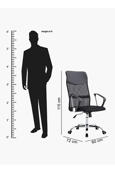 Generic Ergonomic Office Chair with Lumbar Support Adjustable Swivel Chair