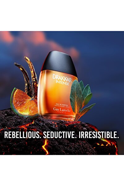 Guy Laroche Drakkar Intense Eau de Parfum Spray by - Vanilla, Bergamot, Rosemary, Sage, Patchouli, 3