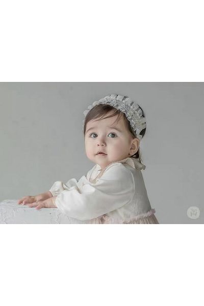 Superbaby Bentita cu perlute - Lace