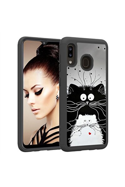 REDz Accessories Μοντέρνα θήκη, συμβατή με Samsung A30 / A20, πολύχρωμη, μοντ...